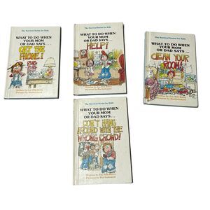 Lot of 4 The Survival Series For Kids Joy Berry HC Phone Clean Crowd Help
